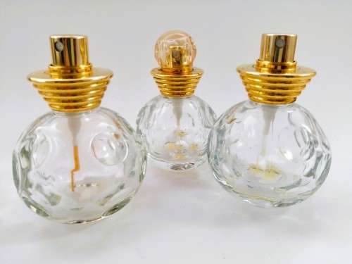 Beautiful Empty Perfume Bottles x 3