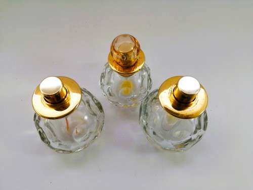 Beautiful Empty Perfume Bottles x 3
