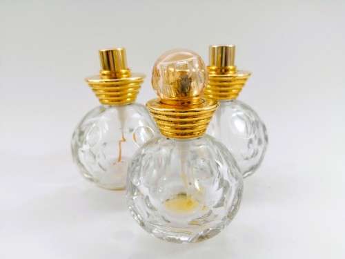 Beautiful Empty Perfume Bottles x 3