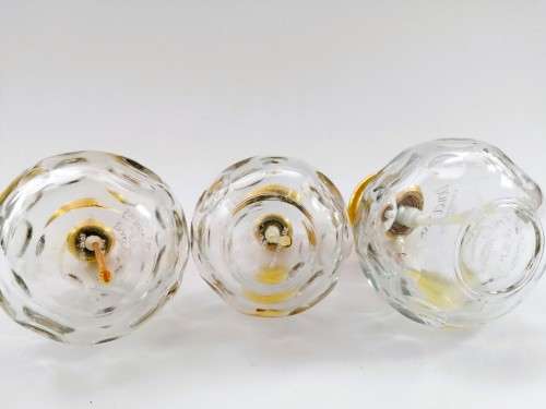 Beautiful Empty Perfume Bottles x 3