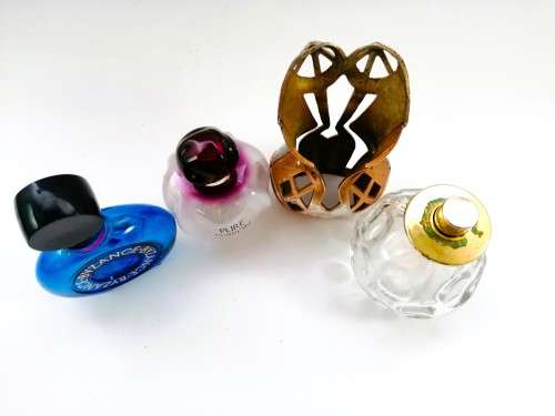 Beautiful Empty Perfume Bottles x 3