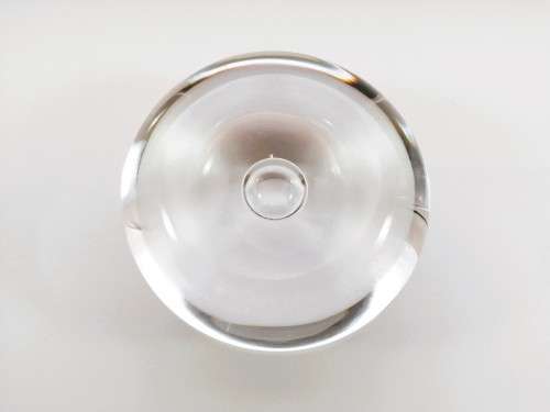 Stunning Large Barbin Murano Clear Paperweight