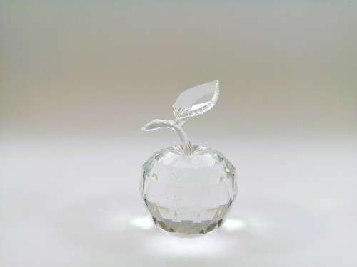 Swarovski Crystal Figurine Apple Clear