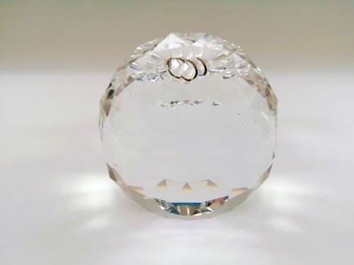 Swarovski Crystal Figurine Apple Clear