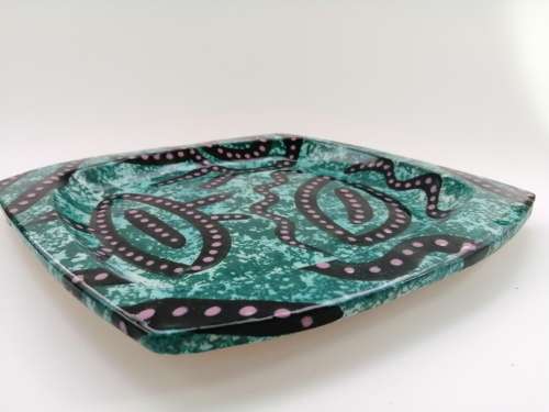 Handpaintes  Chris Wright Display Plate