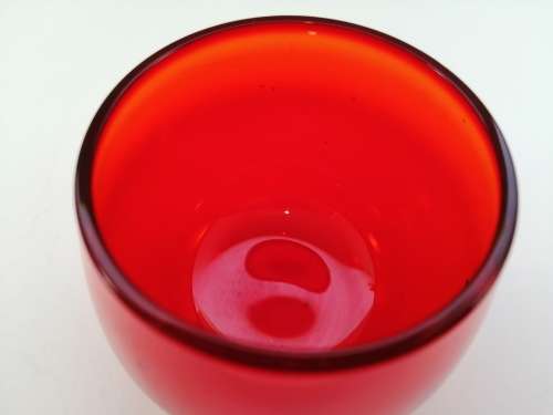 Ruby Red Glass bowl