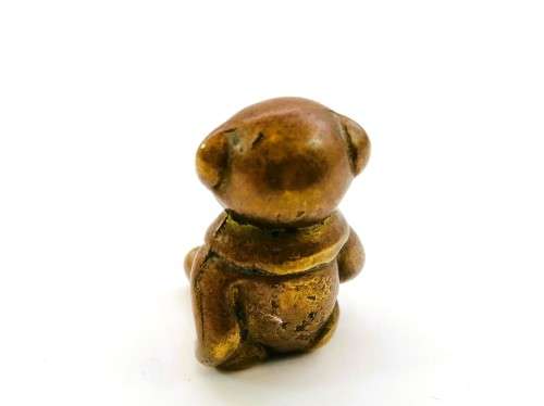 Vintage 1950`s brass Teddy Bear  #