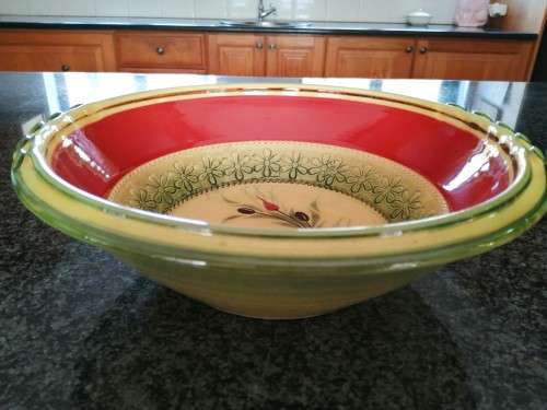 Barocco Valbonne Fait Main Serving Bowl ~ French Bowls ~ Serving Dish ~ Pottery