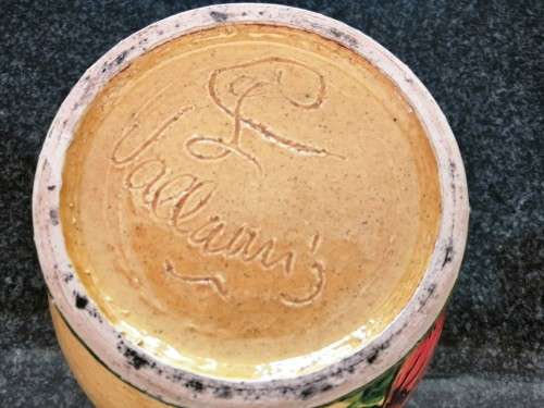 Beautiful large French ceramic Vallauris vase, French pottery