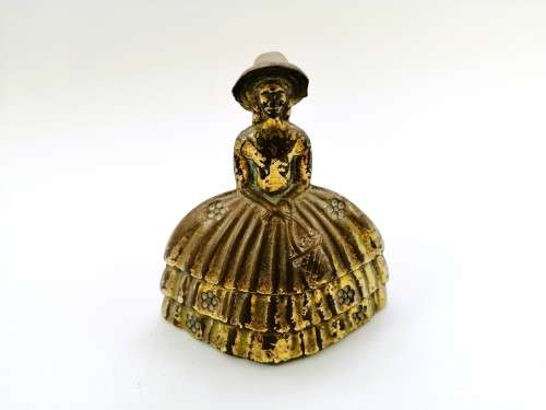 Vintage Brass Lady Bell