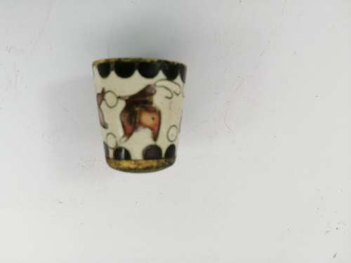 Small Chinese Cloisonne Thimble