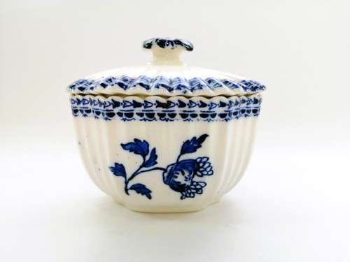Antique blue and white Copeland Spode china Lidded Dish
