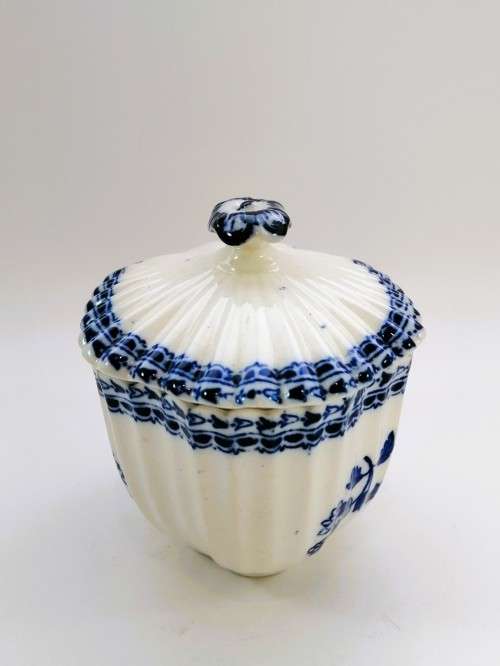 Antique blue and white Copeland Spode china Lidded Dish