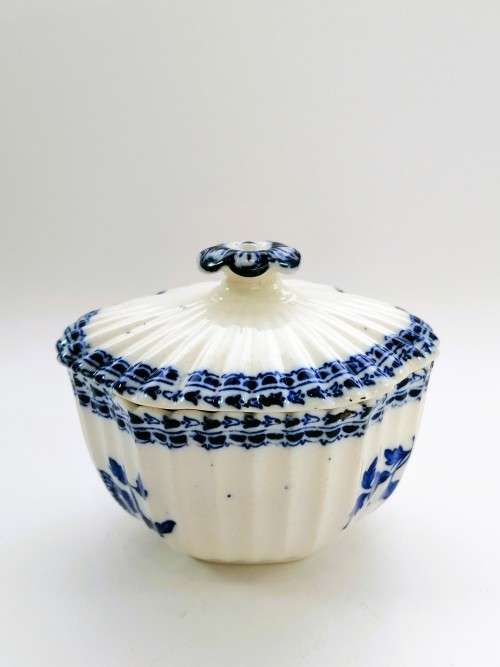Antique blue and white Copeland Spode china Lidded Dish