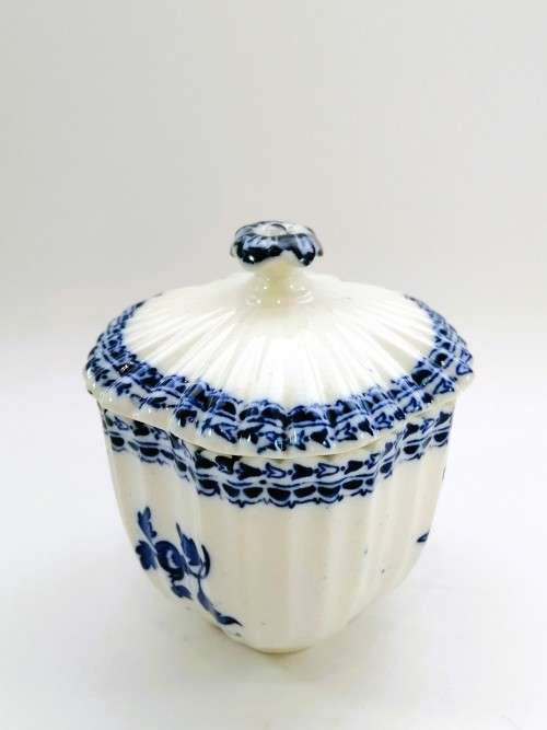 Antique blue and white Copeland Spode china Lidded Dish