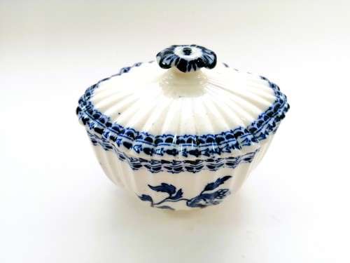Antique blue and white Copeland Spode china Lidded Dish