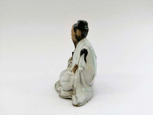 Chinese Wanjiang Lu Tung Pin Porcelain Mudman
