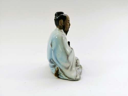 Chinese Wanjiang Lu Tung Pin Porcelain Mudman