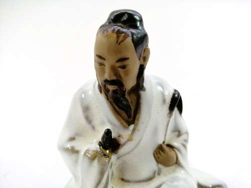 Chinese Wanjiang Lu Tung Pin Porcelain Mudman