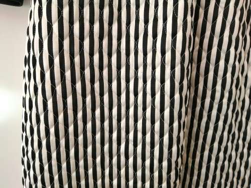 Vintage Gavotte Black and White Long Dress