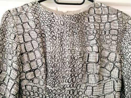 Vintage Jays Silver and Black sparkly Long Dress