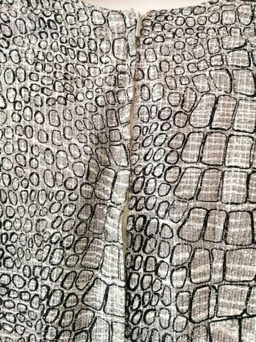 Vintage Jays Silver and Black sparkly Long Dress
