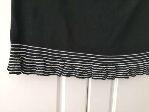 Palm Beach Black with White trim Skirt