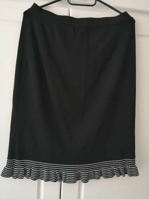 Palm Beach Black with White trim Skirt