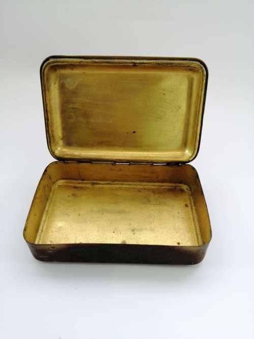 Vintage Original WW1 Royal Princess Mary 1914 Xmas Fund Brass Gift Tin