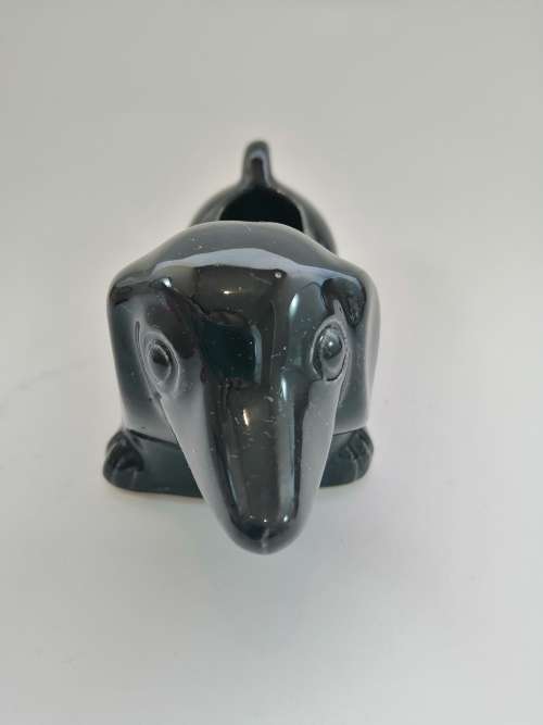 Very cute vintage Black Dachshund Sausage Dog holder