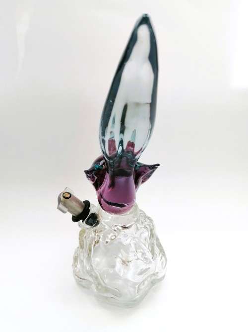 ARCHIMEDE SEGUSO!! 1960S MURANO GLASS PHEASANT BIRD DECANTER MADE FOR LUXARDO