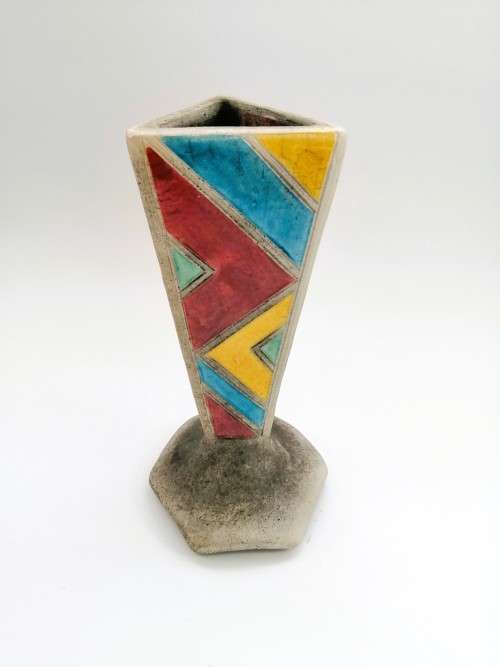 Large Raku vase #