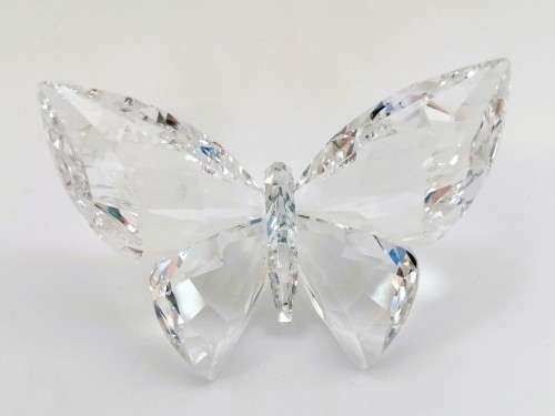 Swarovski Silver Crystal Brilliant Clear Butterfly