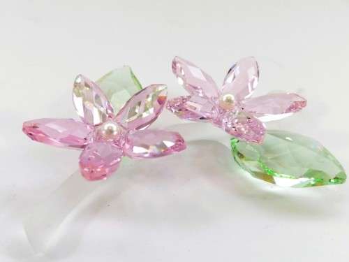 Swarovski Crystal Jasmine Flowers Stunning  #