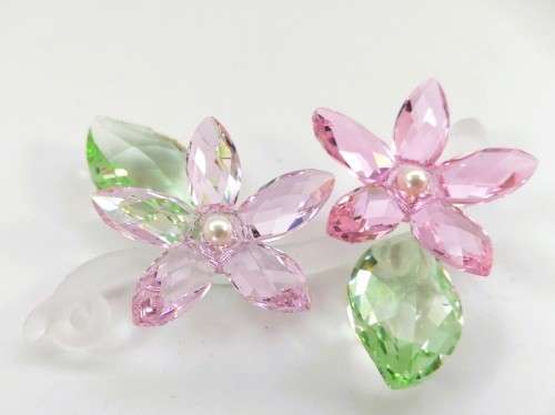Swarovski Crystal Jasmine Flowers Stunning  #