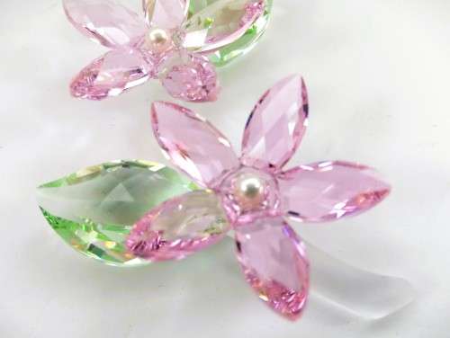 Swarovski Crystal Jasmine Flowers Stunning  #