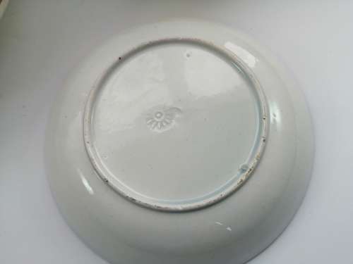 Victorian Pink luster Plate Large mug cup and saucers