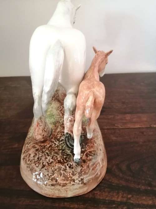 Royal Doulton Large Pride of the Shires HN2528 horse & Foal  by W.M. Chance