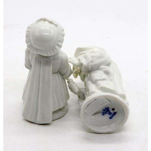 German Heinz Schaubach Unterweissbach porcelain figurine of a dachshund playing musical instruments