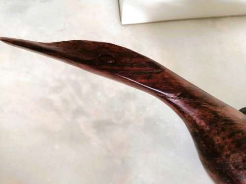 Vintage Large 44cm Wooden Duck  Hand Carved