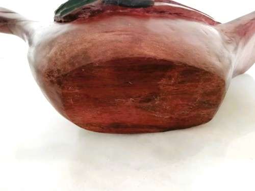 Vintage Large 44cm Wooden Duck  Hand Carved