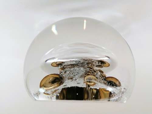 Limited Edition 67/500 Selkirk Glass SPACE POOL Paperweight 1979 Scotland P. Holmes