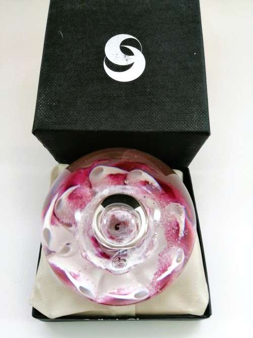 Limited Edition 247/500 Selkirk Glass Helios Paperweight 1983 Scotland
