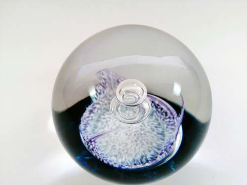 Limited Edition 195/500 Vintage Selkirk Glass Arabesque Paperweight 1985 Scotland