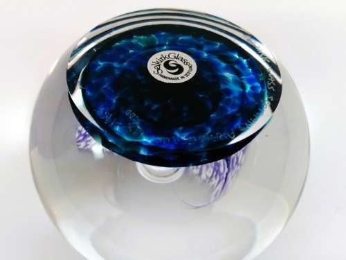 Limited Edition 195/500 Vintage Selkirk Glass Arabesque Paperweight 1985 Scotland