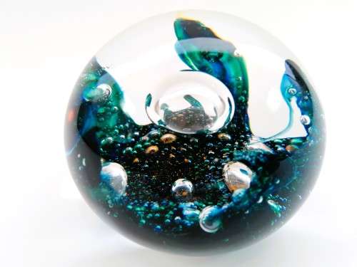 Limited Edition 72/400 Vintage Selkirk Glass Electra Paperweight 1979 Scotland
