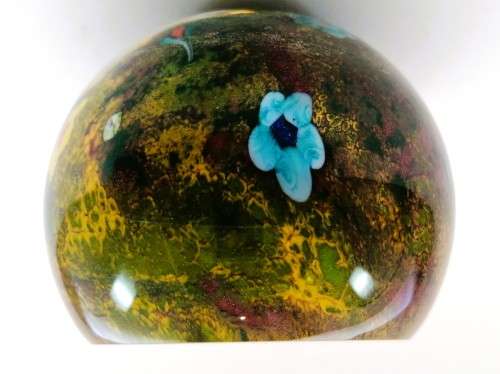 Selkirk Glass Peter Holmes Scotland Summer Magic Love Birds 1979 Beautiful