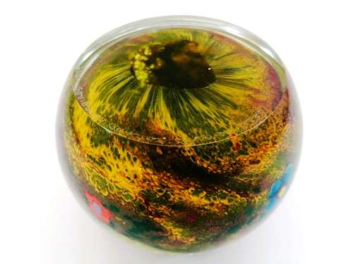 Selkirk Glass Peter Holmes Scotland Summer Magic Love Birds 1979 Beautiful