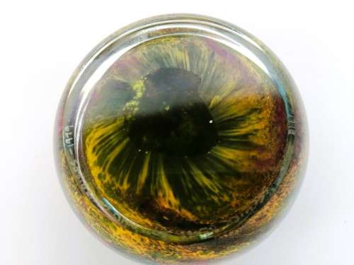 Selkirk Glass Peter Holmes Scotland Summer Magic Love Birds 1979 Beautiful