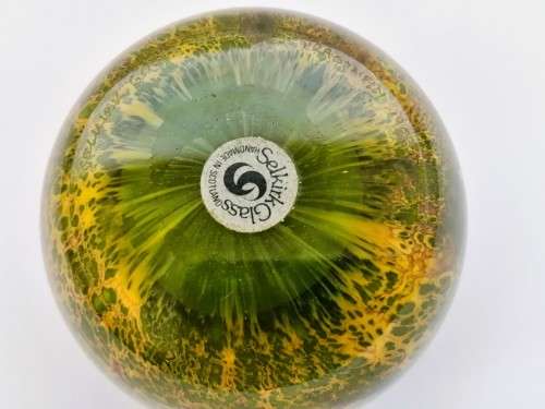 Selkirk Glass Peter Holmes Scotland Summer Magic Dragonfly 1980 Beautiful